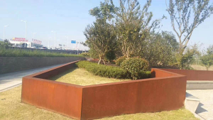 崖州耐候钢挡土墙